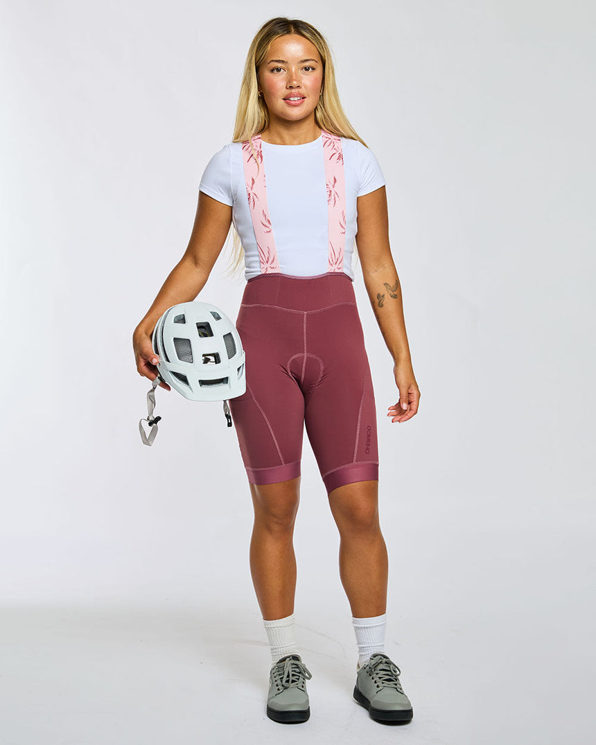 QOM Bib | Wild ginger/Pink Palm