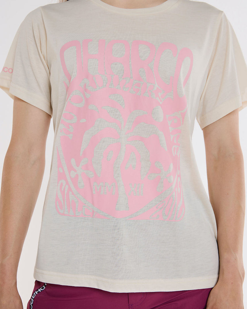 Womens Short Sleeve Tech Tee | Bone