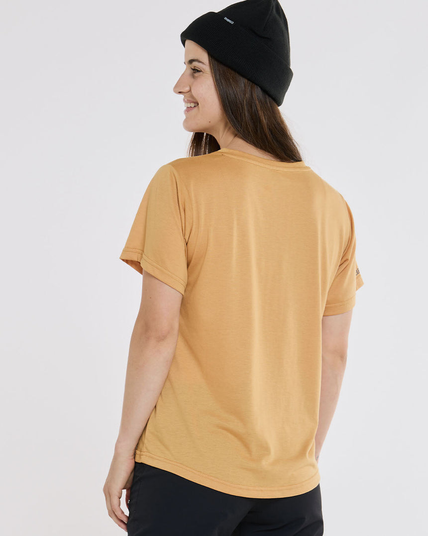 Womens Short Sleeve Tech Tee | Golden