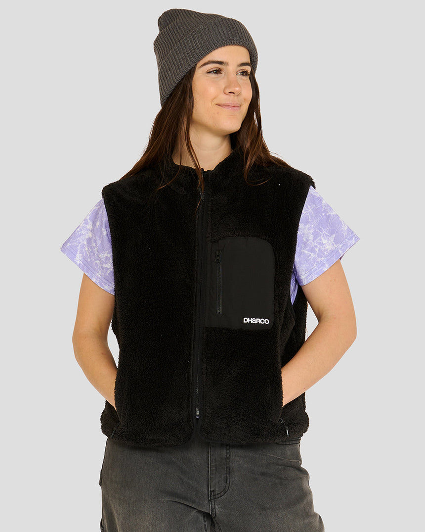 Womens Sherpa Vest | Black | WOMENS | TOPS | JACKETS | DHaRCO | MTB | Image 3 of 8