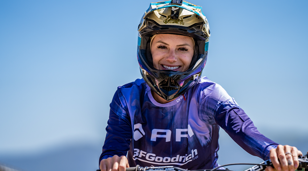 Dharco MTB rider Rachel Strait