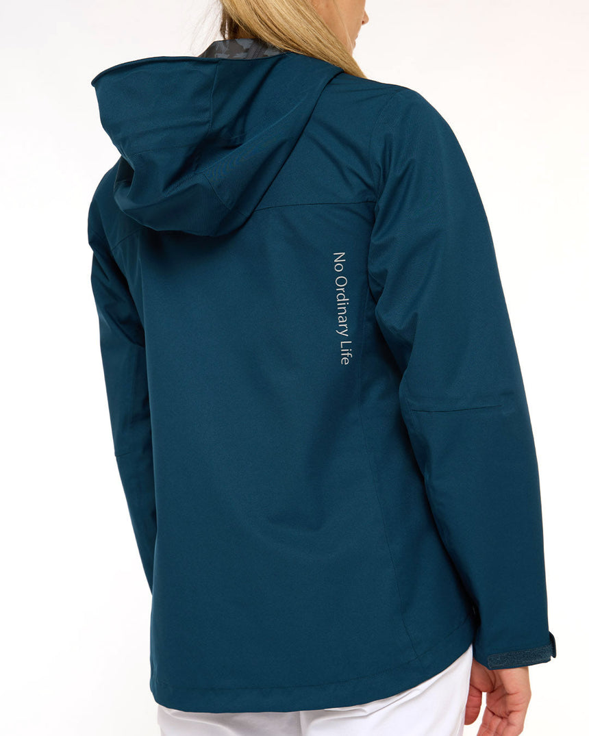 Womens Rain Jacket | Morrocan Blue