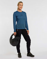 Womens Ather Jersey | Morrocan Blue | Long Sleeves | WOMENS TOPS | DHaRCO | Image 4 of 6