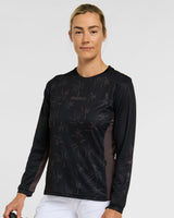 Womens Gravity Jersey | Leopard Palm | Long Sleeves | WOMENS TOPS | DHaRCO | Image 1 of 4