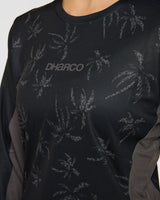 Womens Gravity Jersey | Leopard Palm | Long Sleeves | WOMENS TOPS | DHaRCO | Image 4 of 4
