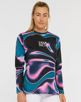 Womens Race Jersey | Aurora | Long Sleeves | WOMENS TOPS | DHaRCO | Image 1 of 8