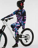 Womens Race Jersey | Aurora | Long Sleeves | WOMENS TOPS | DHaRCO | Image 5 of 8