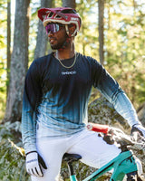 Mens Race Jersey | Midnight Prism | Long Sleeves | MENS TOPS | DHaRCO | Image 8 of 8