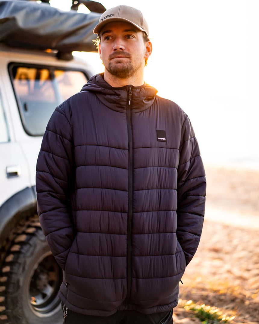 Mens Roam Puffer Jacket | Black