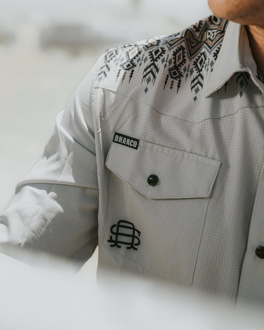 Mens Tech Long Sleeve Shirt | Kyle Strait Signature Rattlesnake | Long Sleeves | MENS TOPS | DHaRCO | Image 3 of 8