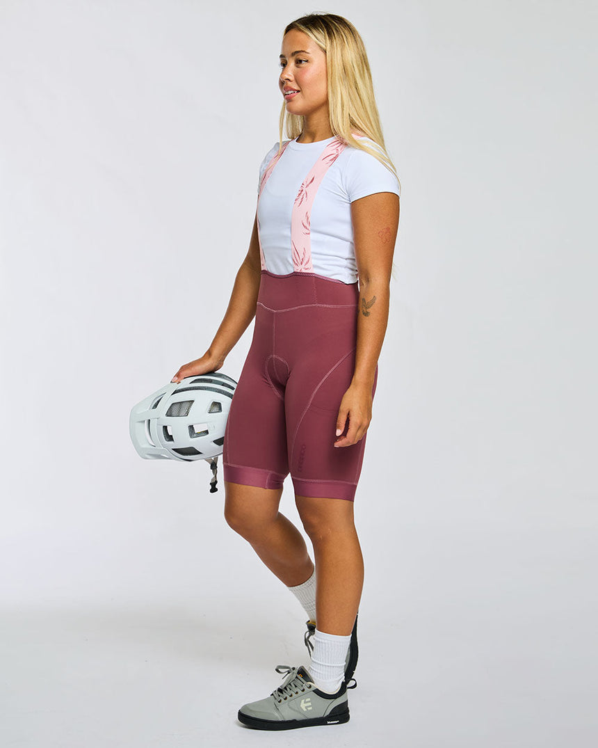 QOM Bib | Wild ginger/Pink Palm