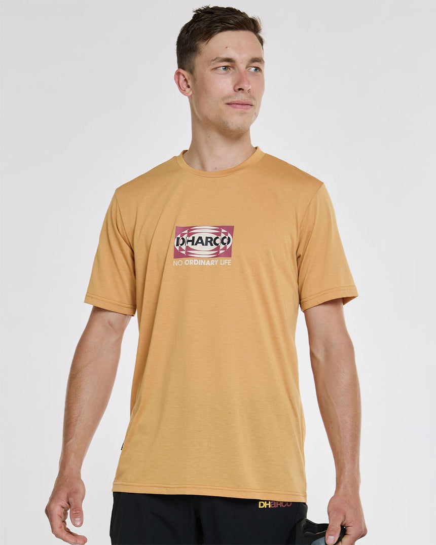 Mens Short Sleeve Tech Tee | Golden