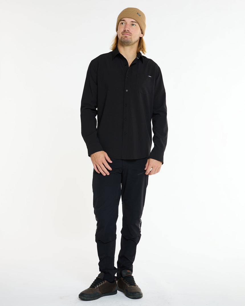 Mens Tech Long Sleeve Shirt | Cash | Long Sleeves | MENS TOPS | DHaRCO | Image 4 of 6