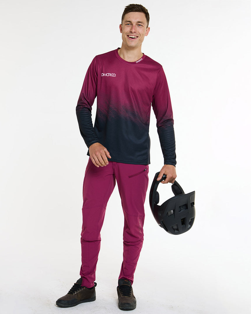 Mens Gravity Jersey | Malbec