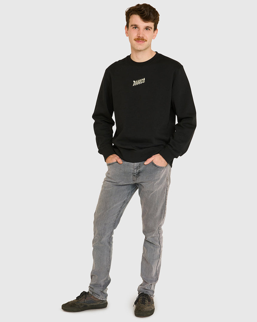 Unisex Crew | Covert Black | UNISEX | TOPS | FLEECE AND HOODIES | CREW | DHaRCO | MTB | Image 3 of 4