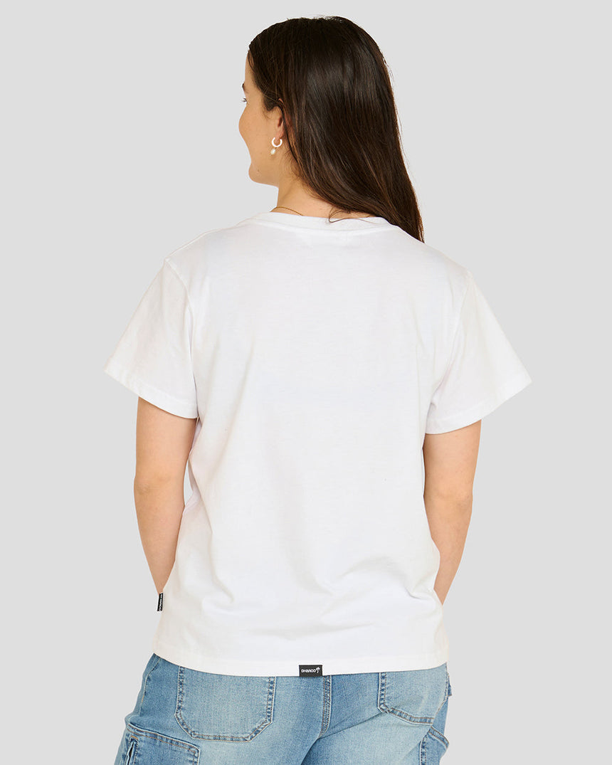 Womens Cotton Tee | Palmie | WOMENS | TOPS | TEES | SHORT SLEEVES | COTTON CROP | DHaRCO | MTB | Image 2 of 5