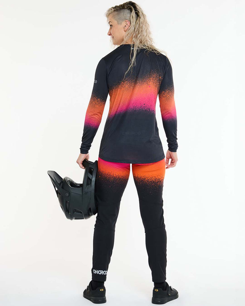 Womens Race Jersey | Black Snake