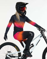 Womens Race Jersey | Black Snake