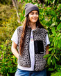 Womens Sherpa Vest | Leopard | WOMENS | TOPS | FLEECE AND HOODIES | VEST | DHaRCO | MTB | Image 1 of 8
